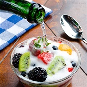 Fruit Salad With Champagne
