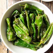 Fried Padrón Peppers