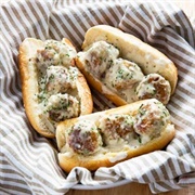 Alfredo Meatball Sub