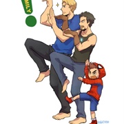 Superfamily - Peter Parker, Steve Rogers and Tony Stark