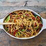 Vegetable Noodles With Chili