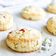 Rhubarb Scone