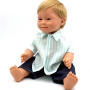 Baby Doll Boy Down Syndrome