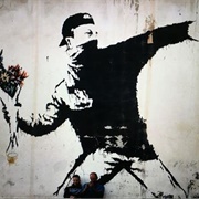 Flower Chucker (Banksy)