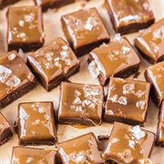 Chocolate Salted Caramel Fudge
