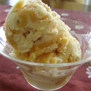 Peach Cheesecake Ice Cream