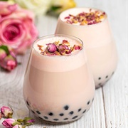 Rose Milk Bubble Tea