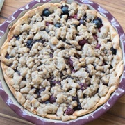 Chocolate Triple Berry Pie