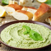 Basil Lima Bean Hummus