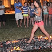 Walked Bardfoot on Burning Coals