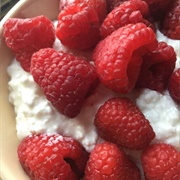 Raspberry Cottage Cheese