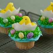 Easter Chick Cupcake
