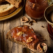 Apple Jam on Multigrain Nut and Seed Toast