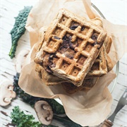 Mushroom Waffles