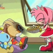 Cream the Rabbit Really Does Not Like Pizza