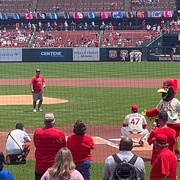 Thrown Out a Ceremonial First Pitch at a MLB Game