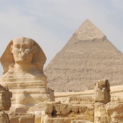 Pyramids and Sphinx, Cairo, Egypt