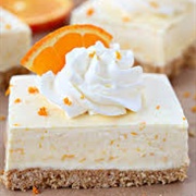 Orange Dreamsicle Pie Bars