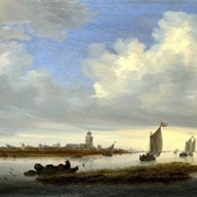 View of Deventer Seen From the North-West (Salomon Van Ruysdael)