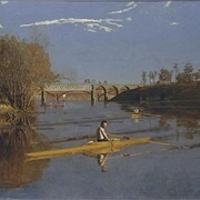 Max Schmitt in a Single Scull (Thomas Eakins)