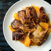Roast Duck W Orange Sauce