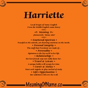 Harriette