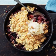 Pear and Mixed Berry Crumble