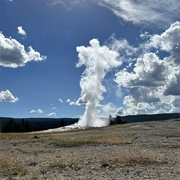 Upper Geyser Basin and Old Faithful Observation Point Loop, Yellowstone NP