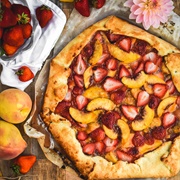 Strawberry Peach Galette