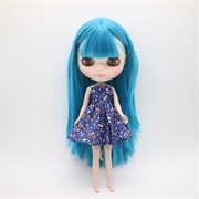 Doll Girl Blue Hair
