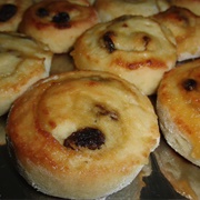 Vegan Marzipan Raisin Rolls