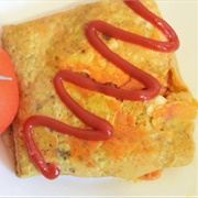 Egg and Yellow Rice Wrap