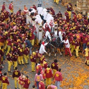 Battle of the Oranges, Carnevale Di Ivrea, Italy