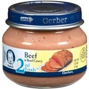 Beef and Gravy Baby Food