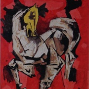 The Prancing Horse (M. F. Husain)