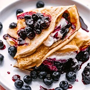 Blueberry Crêpe