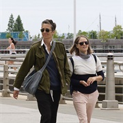 Jodie Foster and Alexandra Hedison