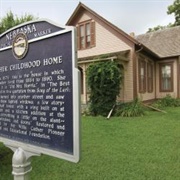 Willa Cather Childhood Home: Red Cloud, NE.