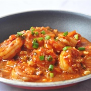 King Prawn in Szechuan Sauce