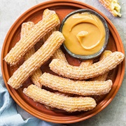 Churro With Dulce De Leche