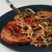 Ham Steaks in Madeira Sauce
