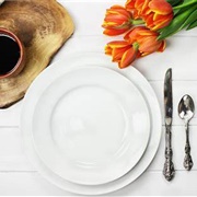 Empty Table Setting