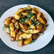 Potato Wedges With Parsley