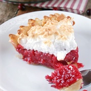 Cranberry Meringue Pie