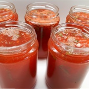 Watermelon Jam With Mint