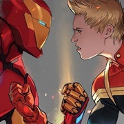 Iron Marvel - Tony Stark and Carol Danvers