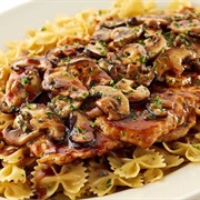 Chicken Marsala and Mushrooms