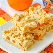 Apricot Orange Cheesecake Bars