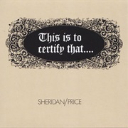This Is to Certify That.... - Sheridan / Price
