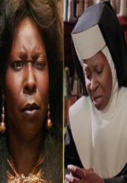 Whoopi Goldberg (Ghost, Sister Act) (1990), (1992)